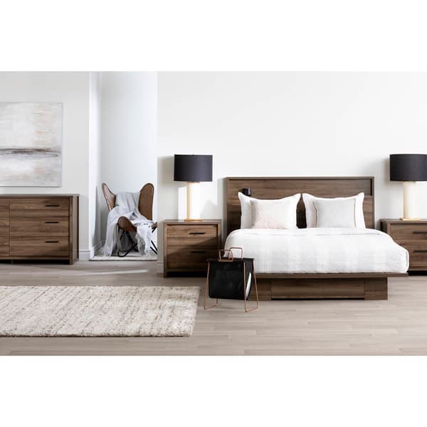 South Shore Lensky 2-Drawer Nightstand