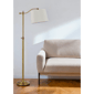 HomeRoots 63in. Bronze Adjustable Swing Arm Floor Lamp - image 2