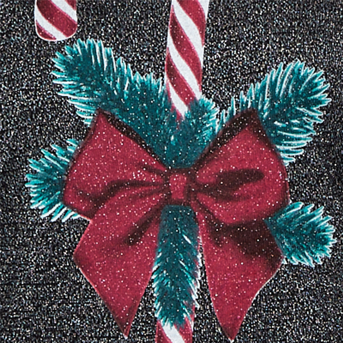 Womens Emaline Holiday Festivities Candy Cane Graphic Sweater