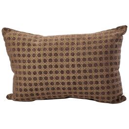 Chocolate Camellia Decorative Pillow - 14x20