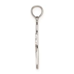 Unisex Gold Classics™ 14kt White Gold Comb And Scissors Charm