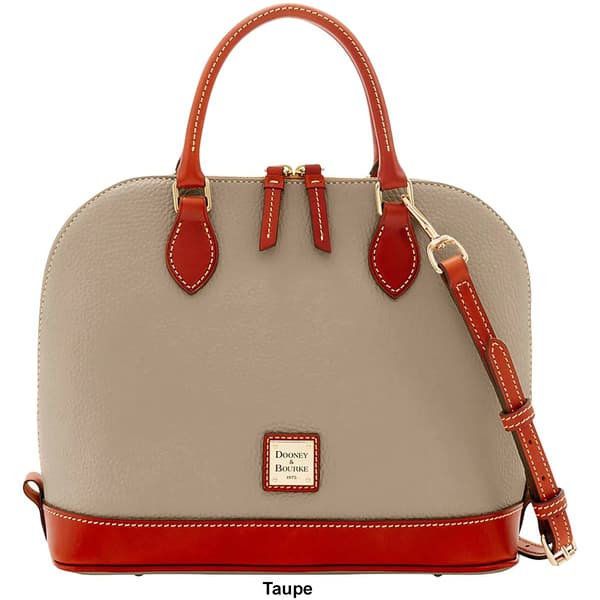 Dooney & Bourke Pebble Grain Zip Satchel