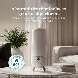HoMedics 2.0 gallon warm/cool mist humidifier