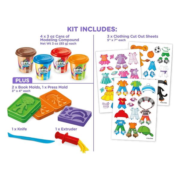 Cra-Z-Art&#8482; Softee Dough Color of You & Me