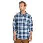 Mens Eddie Bauer Flannel Shirt - Light Blue - image 1