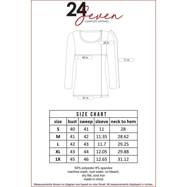 Womens 24/7 Comfort Apparel 3/4 Sleeve Cold Shoulder Top