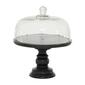 9th &amp; Pike® Wooden Cake Stand with Dome Glass Cloche - image 6