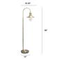 Lalia Home 1 Light Modern Farmhouse Floor Lamp w/Metal Cage Shade - image 6
