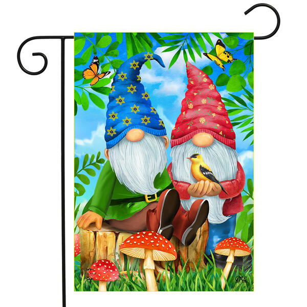 Briarwood Lane Gnome Sweet Gnome Garden Flag - image 