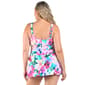 Plus Size Maxine Spring Bouquet Empire Swimdress - image 2