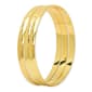 3pc. Gold Plated Thick Shiny Bangle Bracelets - image 1