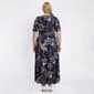 Plus Size Cocomo Short Sleeve Floral Surplus Maxi Dress - image 3