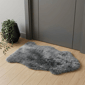 HomeRoots Warm Grey New Zealand Natural Sheepskin Rug - image 1