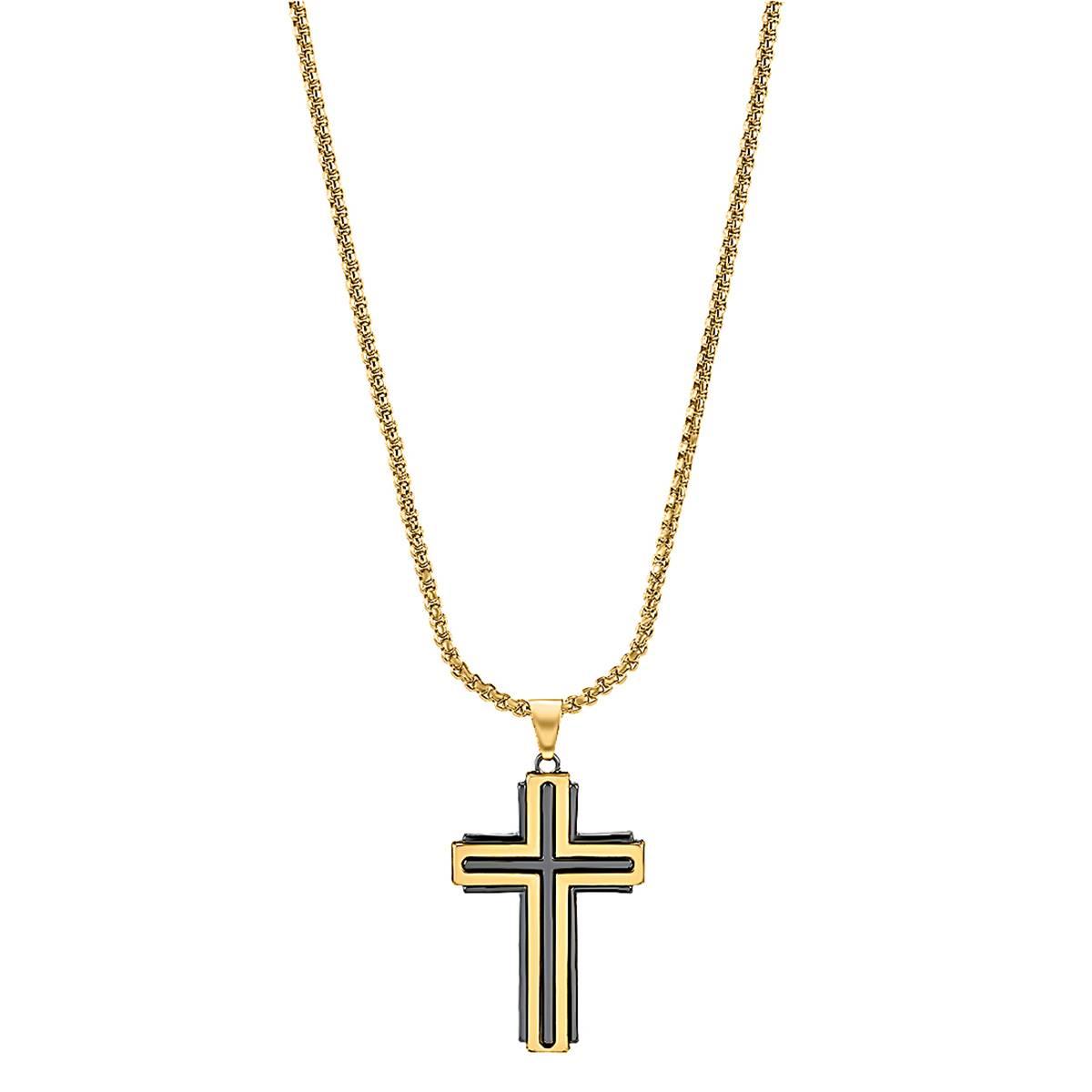 Mens American Exchange Cross Pendant/Bracelet/Sunglasses Set