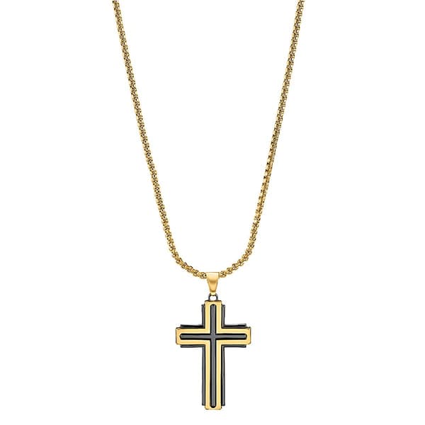 Mens American Exchange Cross Pendant/Bracelet/Sunglasses Set