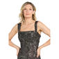 Womens R&M Richards Sleeveless Square Neck Beaded Gown - image 3