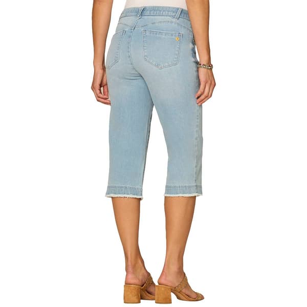 Petite Democracy “Ab”solution® Fray Hem Capris