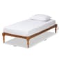 Baxton Studio Iseline Walnut Brown Wood Twin Platform Bed Frame - image 7