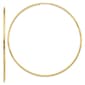 Gold Classics(tm) 10kt. Polished 64mm Endless Tube Hoop Earrings - image 1