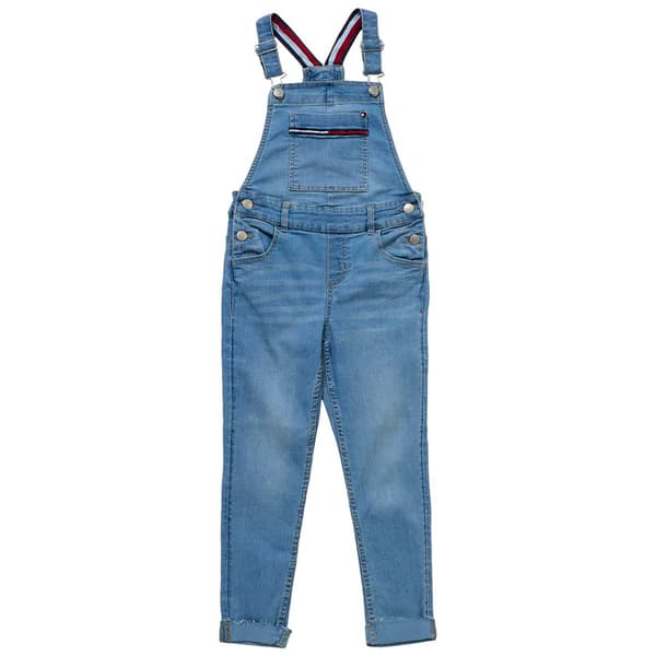 Girls &#40;7-16&#41; Tommy Hilfiger Denim Stripe Overalls - image 