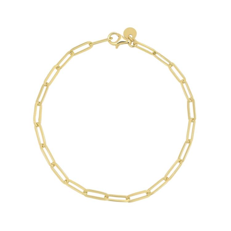 Gold 7.25in. Chain Bracelet