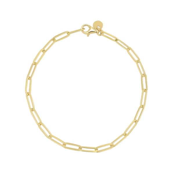 Gold 7.25in. Chain Bracelet - image 