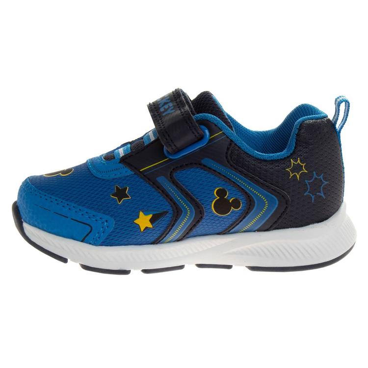 Toddler Boys Disney Mickey Mouse Light Up Athletic Sneakers