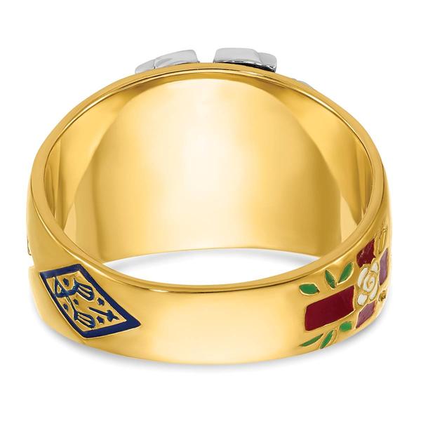 Mens Gentlemen’s Classics™ 14kt. Gold 1/5ctw. Diamond Eagle Ring