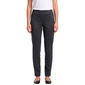 Womens Briggs Mid Rise Houndstooth Straight Leg Pleated Pants - image 1