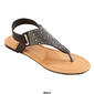 Womens Fifth & Luxe Glitter T-Strap Thong Sandals - image 6