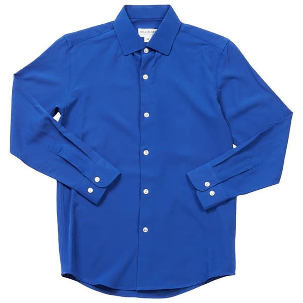 Boys (8-20) Bill Blass Long Sleeve Dress Shirt - French Blue