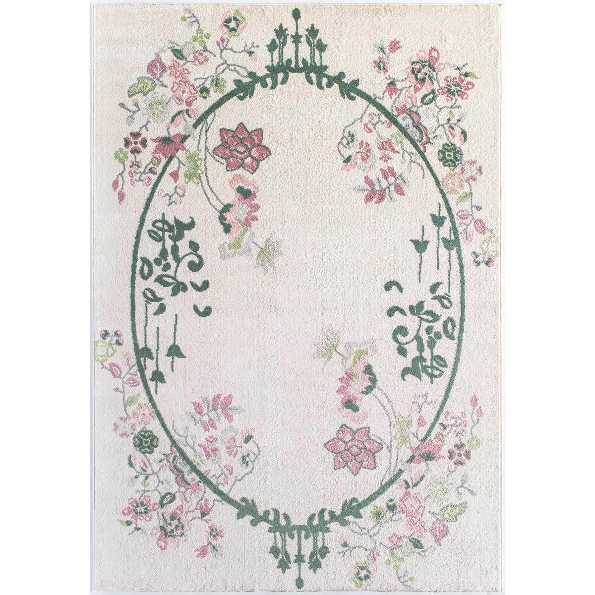 Rugs America™ Valentina Cream Magnolia Area Rug