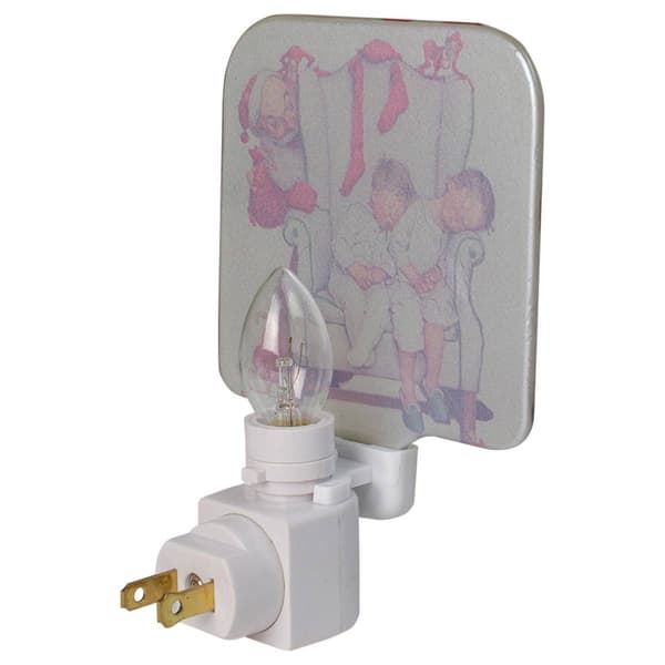 Northlight Seasonal Norman Rockwell Sleeping Children Nightlight