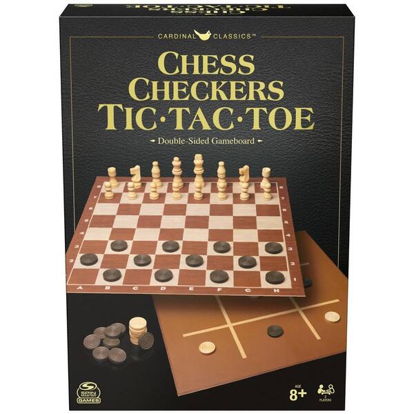 Spin Master Chess Checkers Tic Tac Toe - image 