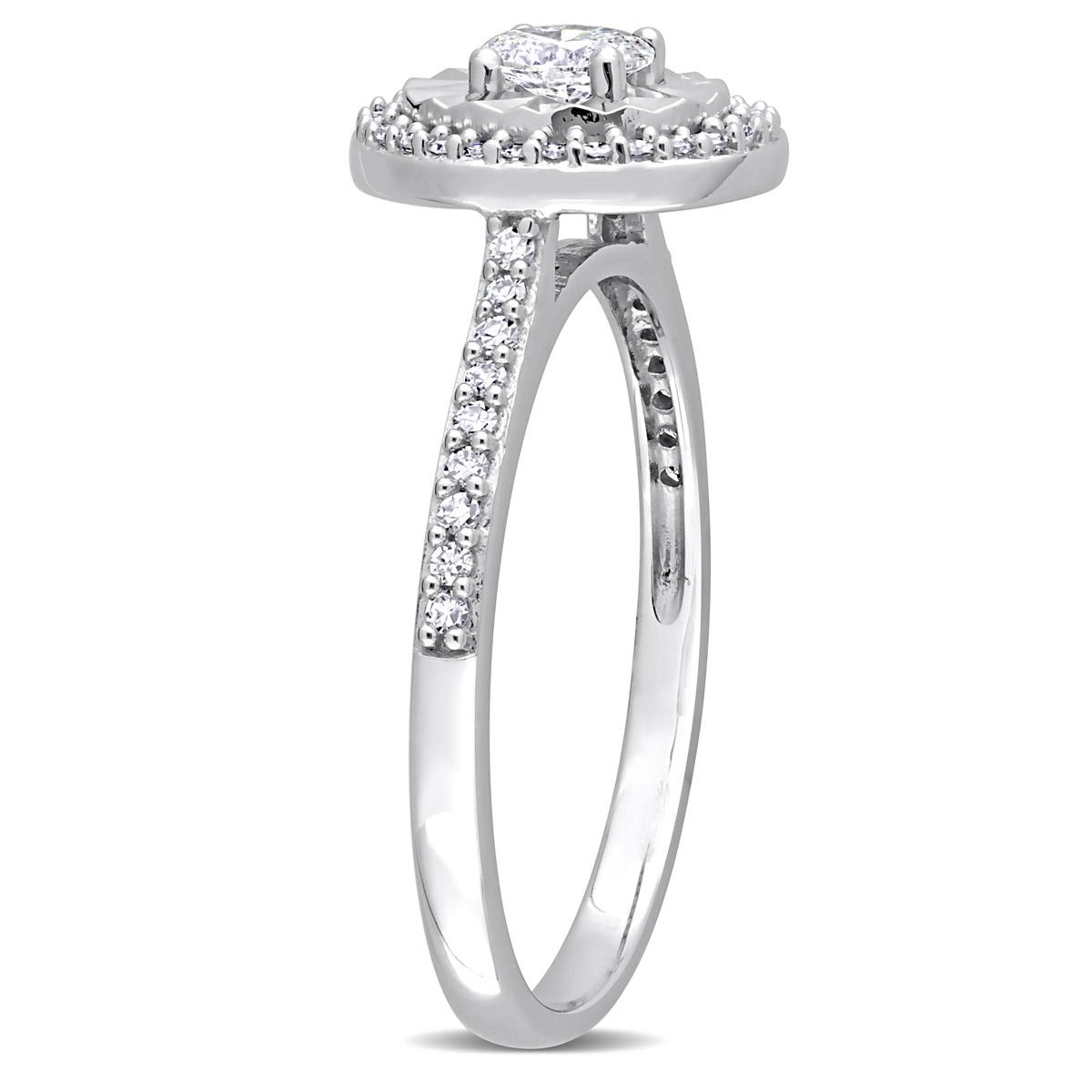 Diamond Classics™ 14kt. White Gold 1/3ctw. Diamond Ring