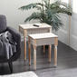 9th & Pike® Brown Wood Farmhouse Accent Table - Set of 2 - image 6