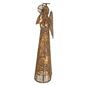 Kurt Adler 20 Light Incandescent Gold Glitter Angel Tree Topper - image 2