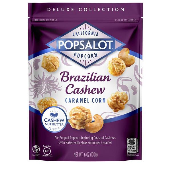 Popsalot&#40;tm&#41; 6pk. Brazilian Cashew Caramel Corn Popcorn - image 