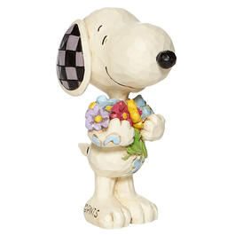 Jim Shore 3in. Snoopy with Flowers Mini Figurine