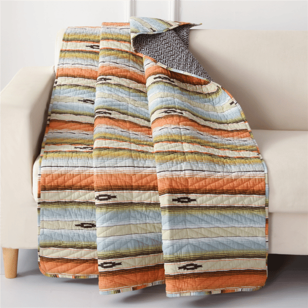 Greenland Home Fashions™ Painted Desert Reversible Quilted Throw
