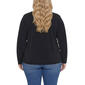 Plus Size NY Collection Long Sleeve Soutache Floral Tee - image 2