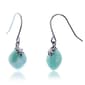 Gemstone Classics&#40;tm&#41; Silver & Larimar Leverback Earrings - image 1