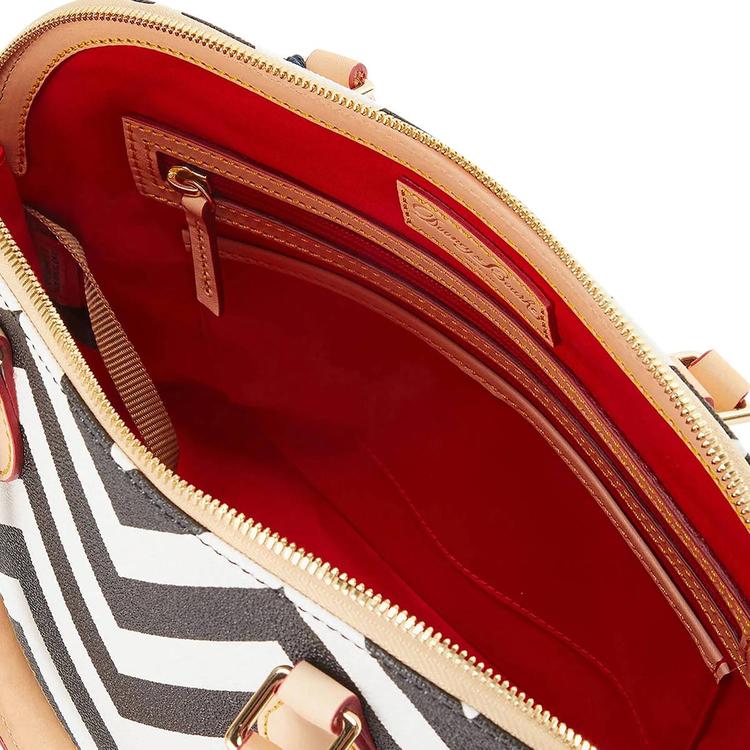 Dooney & Bourke Chevron Zip Zip Satchel