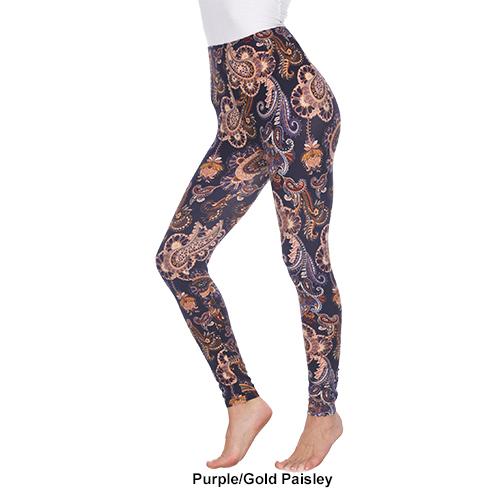 Womens White Mark Paisley Floral Leggings