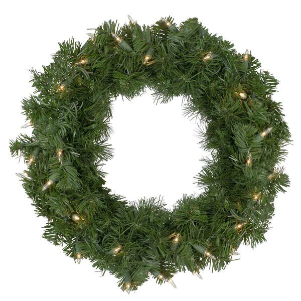 Northlight Seasonal 16in. Pine Artificial Christmas Wreath - image 