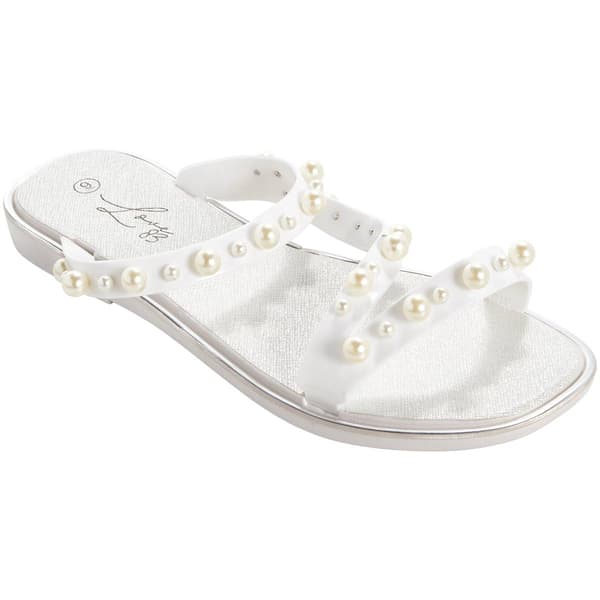 Womens Love 83 Straps with Pearls Sandals - image 
