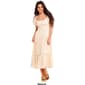 Juniors Trixxi Papaya Gauze Midi Dress - image 6