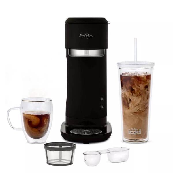 Mr. Coffee(R) Iced &amp; Hot Single Serve Coffee Maker - Black - image 