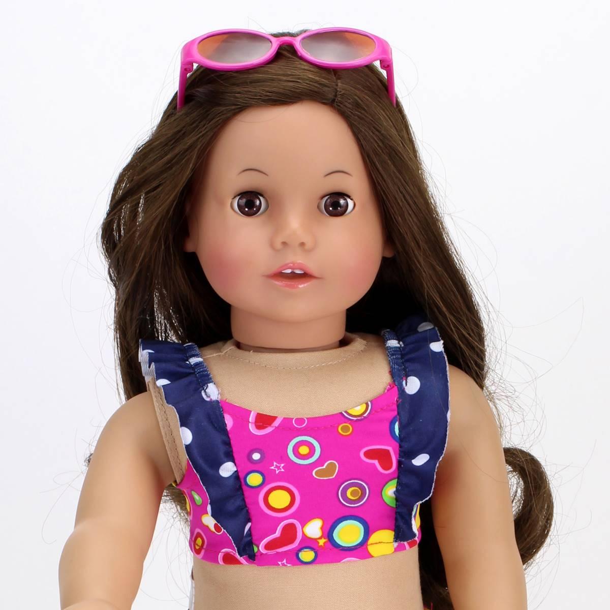Sophia's® Swimsuit and Sunglasses Set