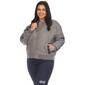 Plus Size White Mark Lightweight Diamond Quilted Puffer Jacket - image 8
